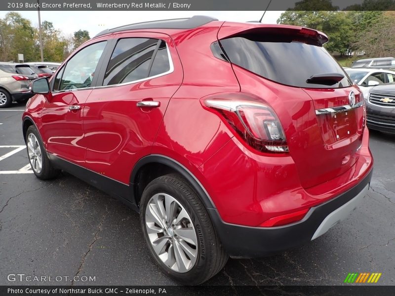 Winterberry Red Metallic / Ebony 2019 Buick Encore Preferred