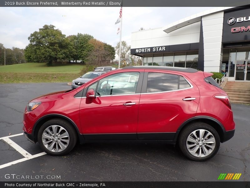 Winterberry Red Metallic / Ebony 2019 Buick Encore Preferred