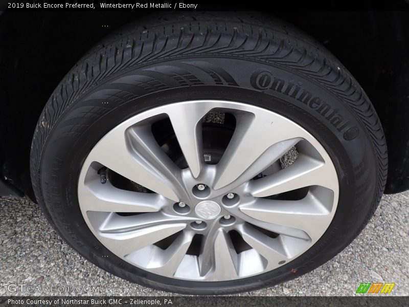 Winterberry Red Metallic / Ebony 2019 Buick Encore Preferred