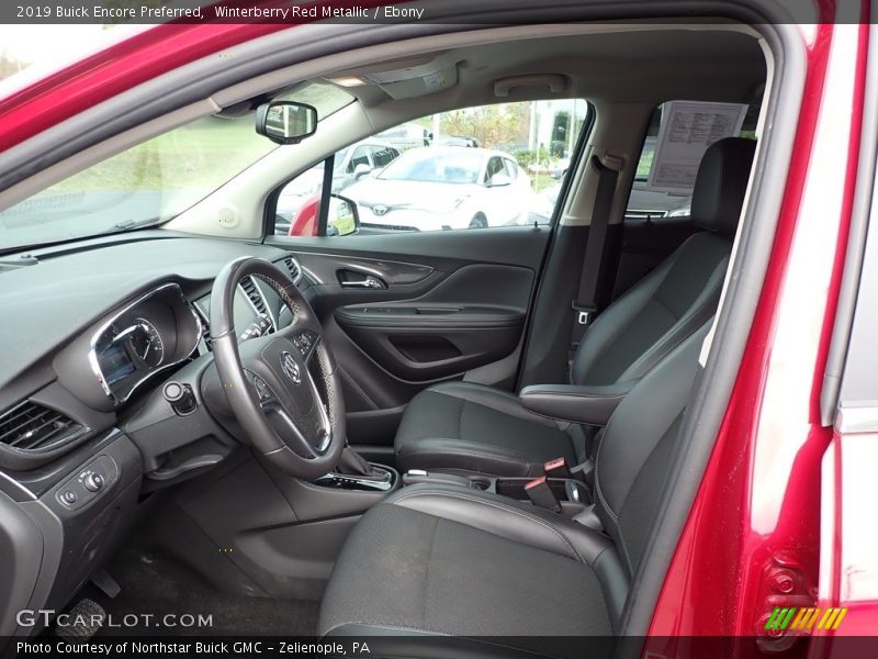 Winterberry Red Metallic / Ebony 2019 Buick Encore Preferred