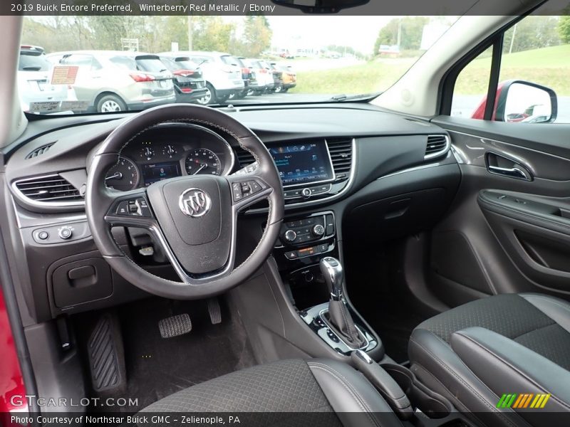 Winterberry Red Metallic / Ebony 2019 Buick Encore Preferred