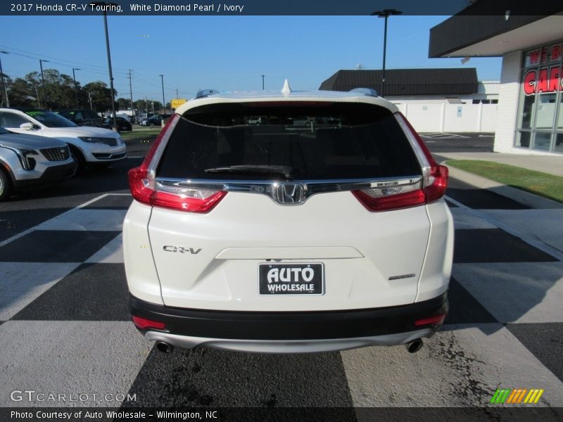 White Diamond Pearl / Ivory 2017 Honda CR-V Touring