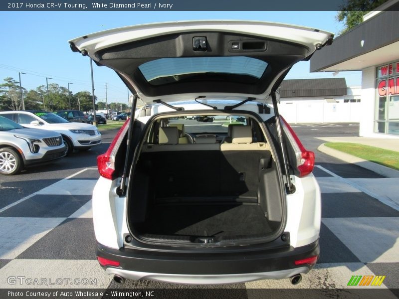 White Diamond Pearl / Ivory 2017 Honda CR-V Touring