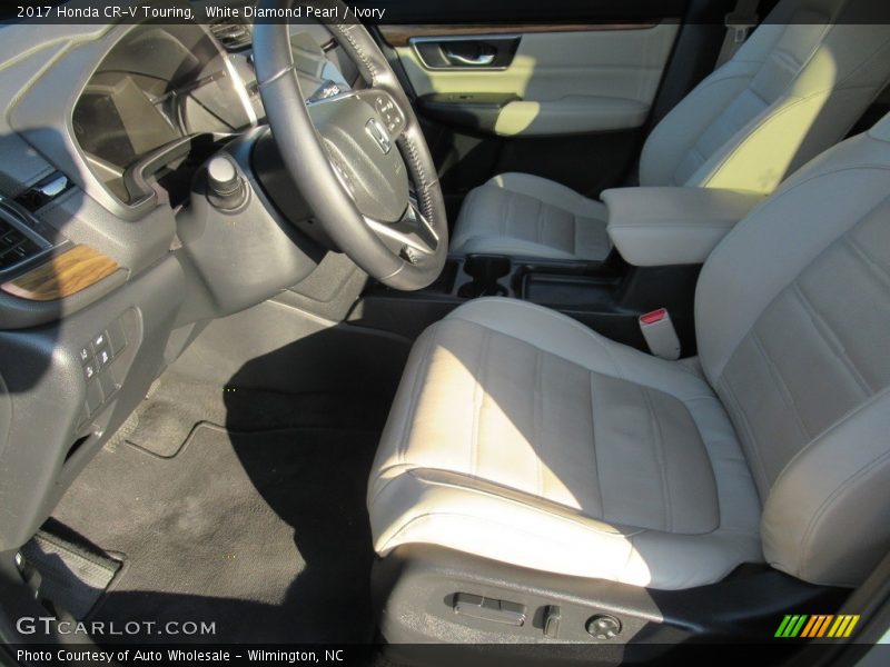 White Diamond Pearl / Ivory 2017 Honda CR-V Touring