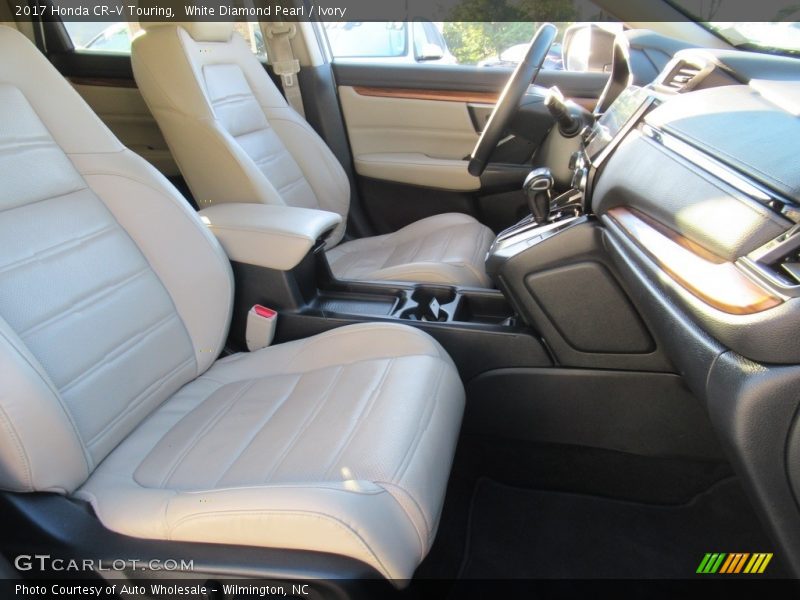 White Diamond Pearl / Ivory 2017 Honda CR-V Touring