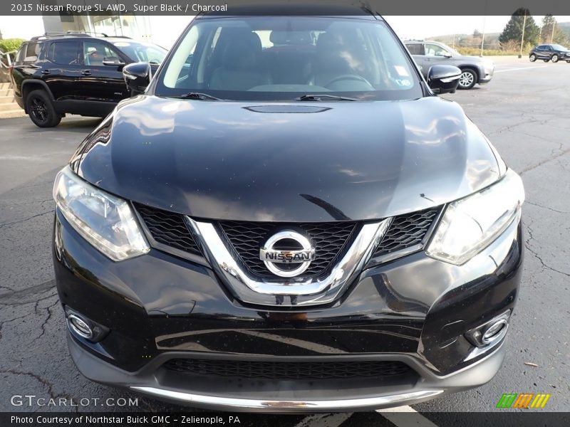 Super Black / Charcoal 2015 Nissan Rogue SL AWD