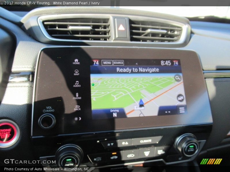 White Diamond Pearl / Ivory 2017 Honda CR-V Touring