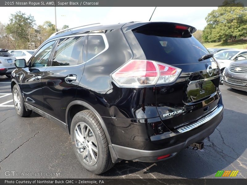 Super Black / Charcoal 2015 Nissan Rogue SL AWD