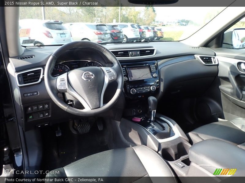 Super Black / Charcoal 2015 Nissan Rogue SL AWD