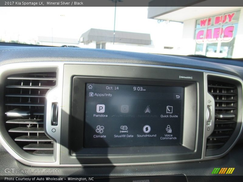 Mineral Silver / Black 2017 Kia Sportage LX