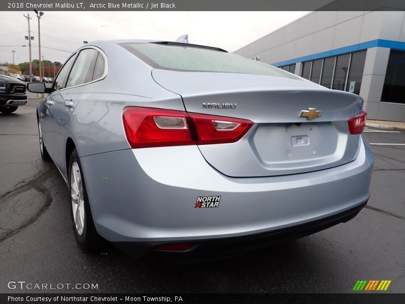 Arctic Blue Metallic / Jet Black 2018 Chevrolet Malibu LT
