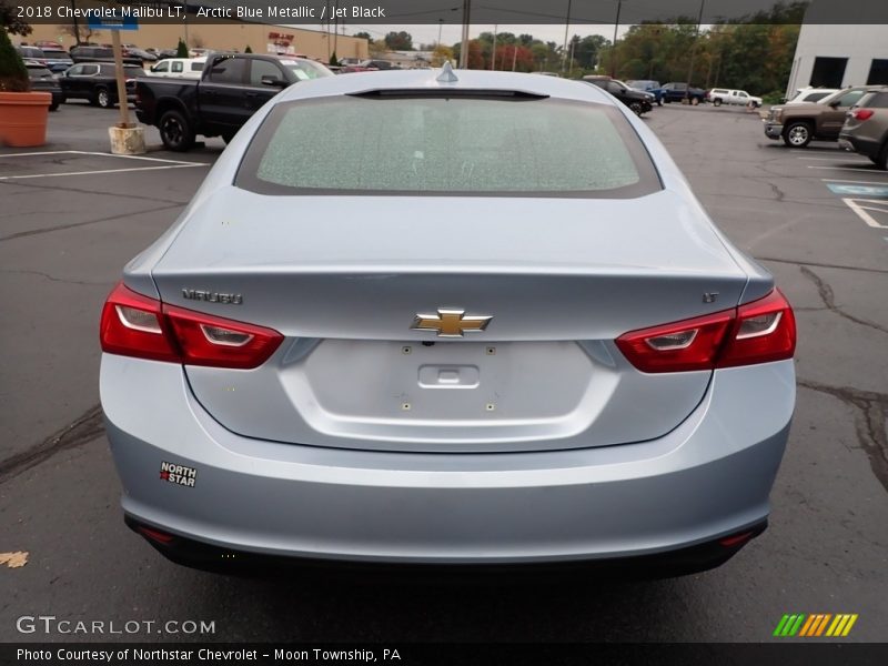 Arctic Blue Metallic / Jet Black 2018 Chevrolet Malibu LT