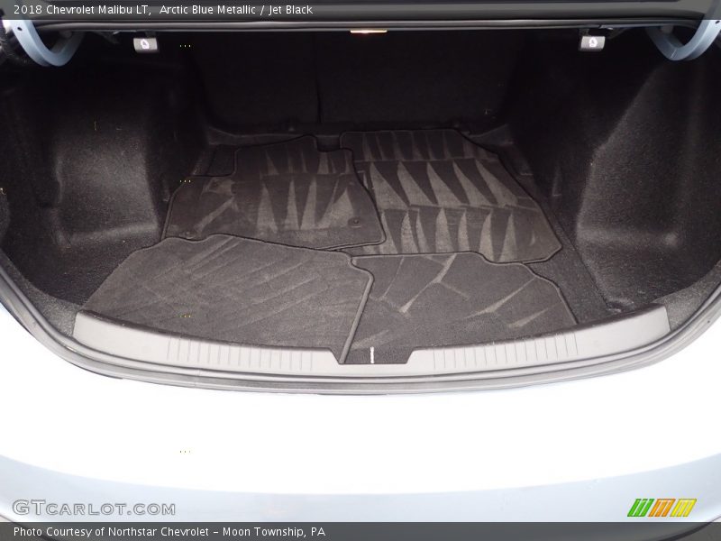 Arctic Blue Metallic / Jet Black 2018 Chevrolet Malibu LT