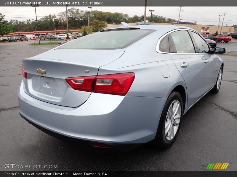 Arctic Blue Metallic / Jet Black 2018 Chevrolet Malibu LT