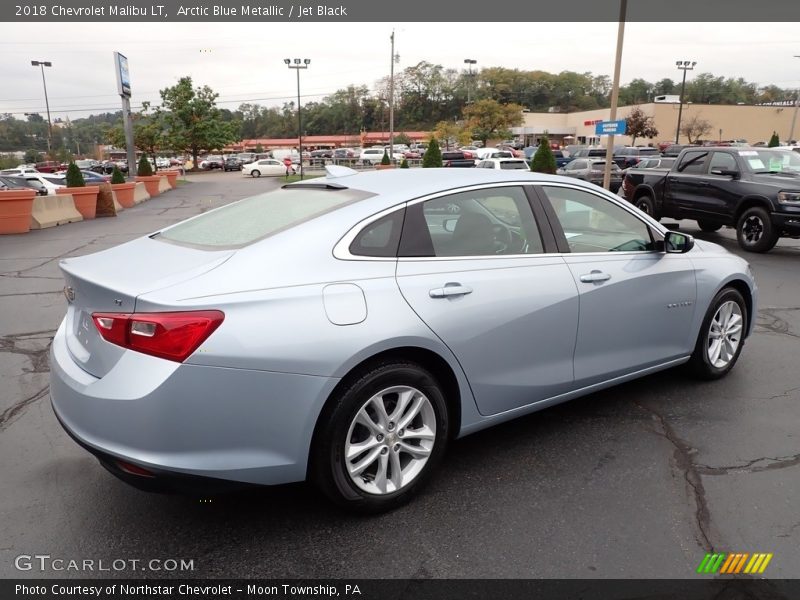 Arctic Blue Metallic / Jet Black 2018 Chevrolet Malibu LT