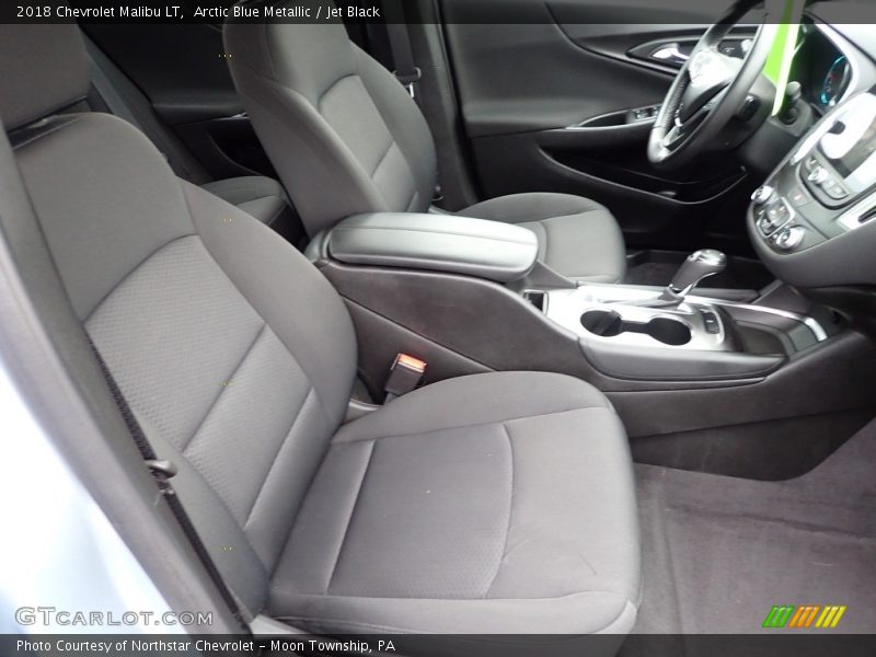 Arctic Blue Metallic / Jet Black 2018 Chevrolet Malibu LT