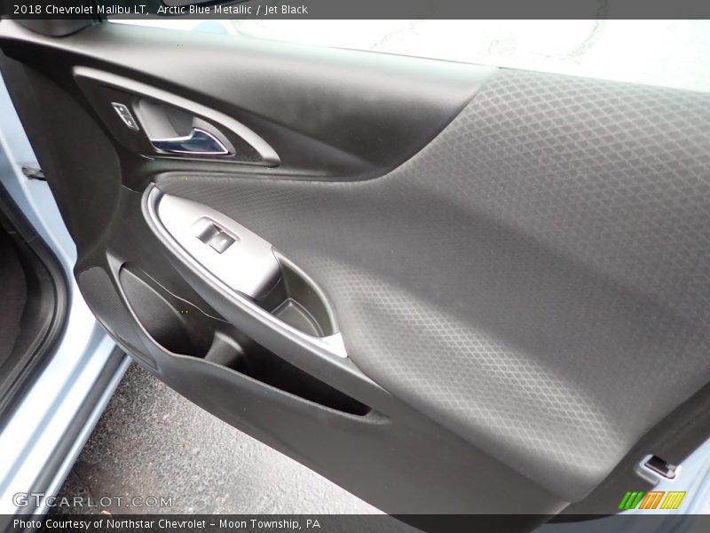 Arctic Blue Metallic / Jet Black 2018 Chevrolet Malibu LT