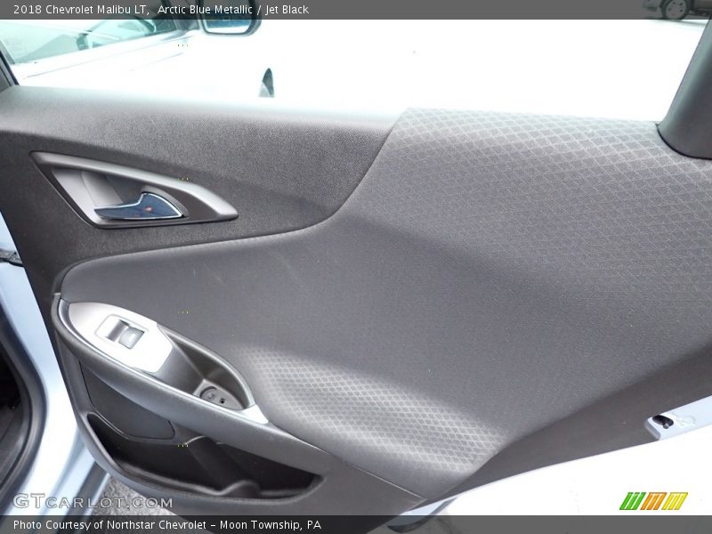 Arctic Blue Metallic / Jet Black 2018 Chevrolet Malibu LT
