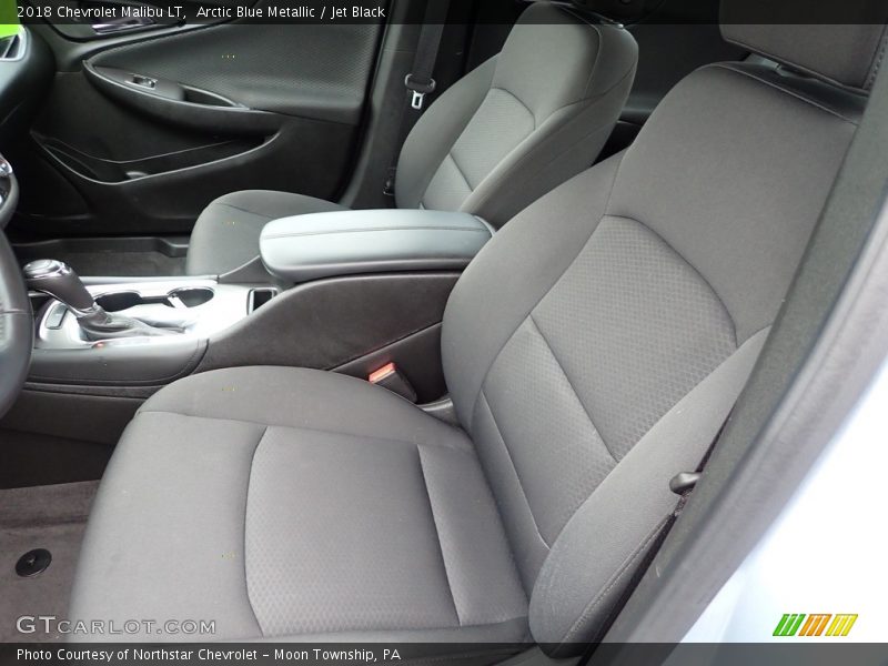 Arctic Blue Metallic / Jet Black 2018 Chevrolet Malibu LT