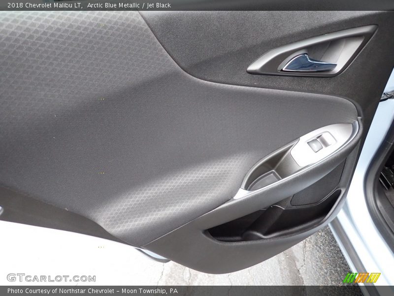 Arctic Blue Metallic / Jet Black 2018 Chevrolet Malibu LT