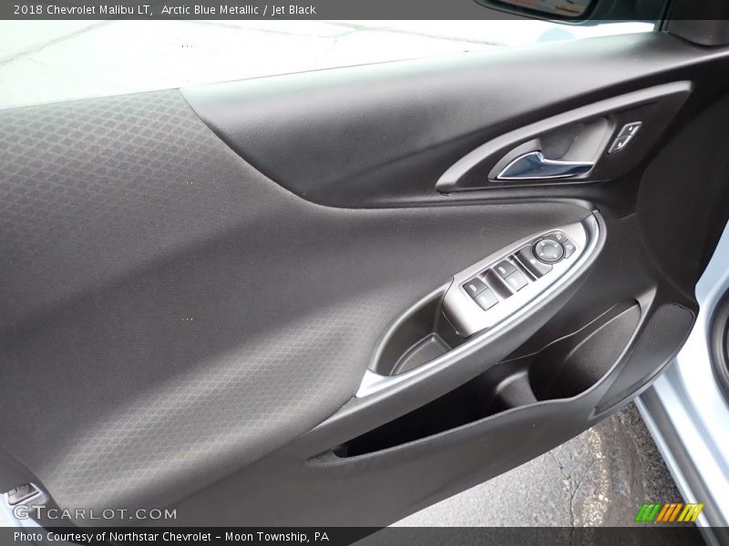 Arctic Blue Metallic / Jet Black 2018 Chevrolet Malibu LT