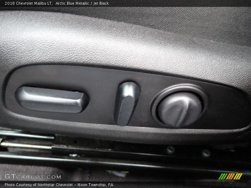 Arctic Blue Metallic / Jet Black 2018 Chevrolet Malibu LT