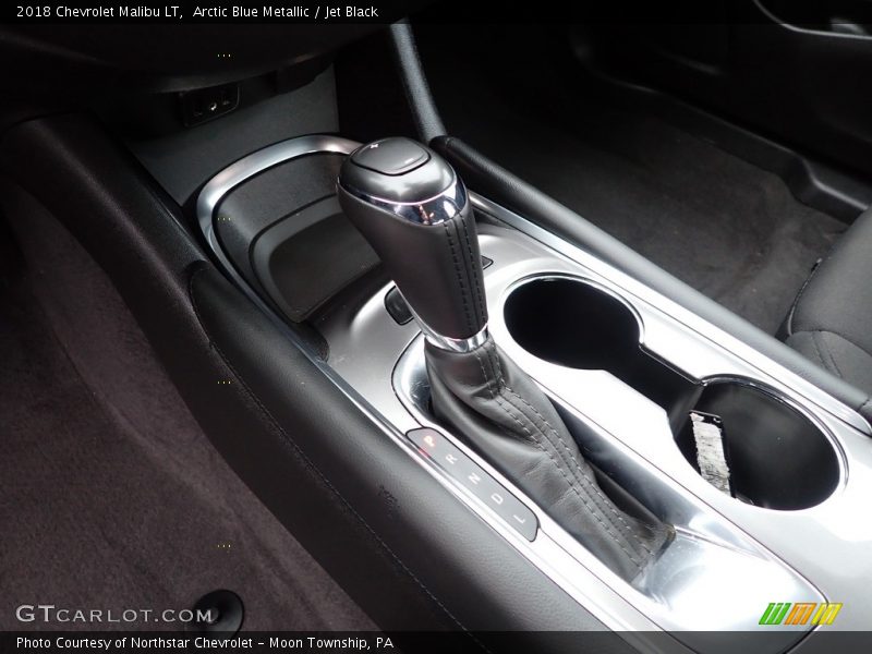 Arctic Blue Metallic / Jet Black 2018 Chevrolet Malibu LT
