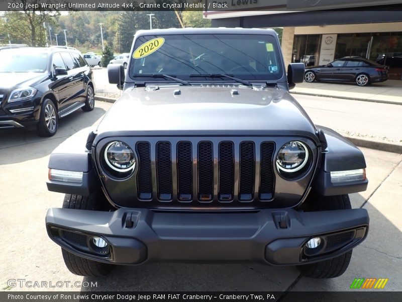 Granite Crystal Metallic / Black 2020 Jeep Wrangler Unlimited Altitude 4x4