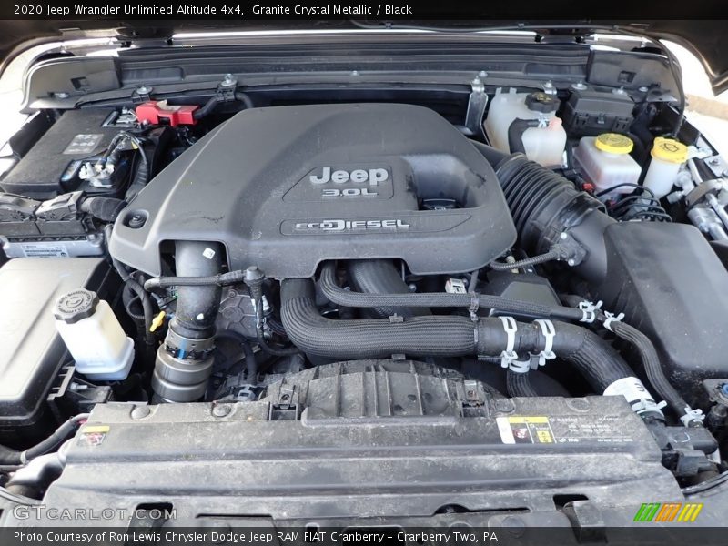  2020 Wrangler Unlimited Altitude 4x4 Engine - 3.0 Liter DOHC 24-Valve Turbo-Diesel V6