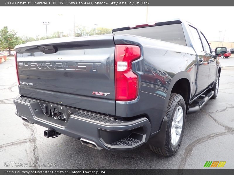 Shadow Gray Metallic / Jet Black 2019 Chevrolet Silverado 1500 RST Crew Cab 4WD