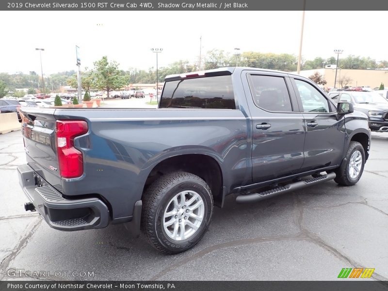 Shadow Gray Metallic / Jet Black 2019 Chevrolet Silverado 1500 RST Crew Cab 4WD