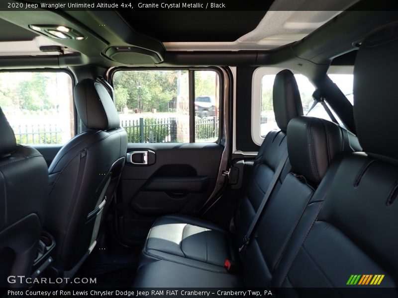 Rear Seat of 2020 Wrangler Unlimited Altitude 4x4
