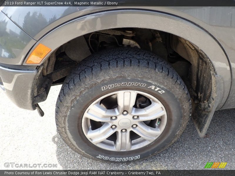 Magnetic Metallic / Ebony 2019 Ford Ranger XLT SuperCrew 4x4