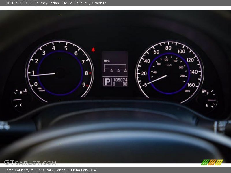 Liquid Platinum / Graphite 2011 Infiniti G 25 Journey Sedan