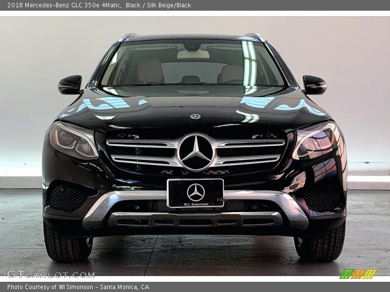 Black / Silk Beige/Black 2018 Mercedes-Benz GLC 350e 4Matic