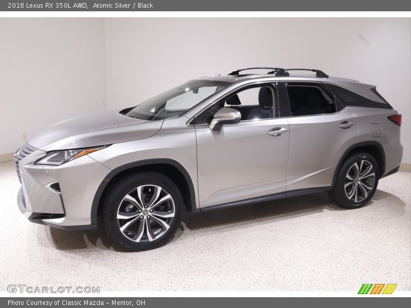 Atomic Silver / Black 2018 Lexus RX 350L AWD