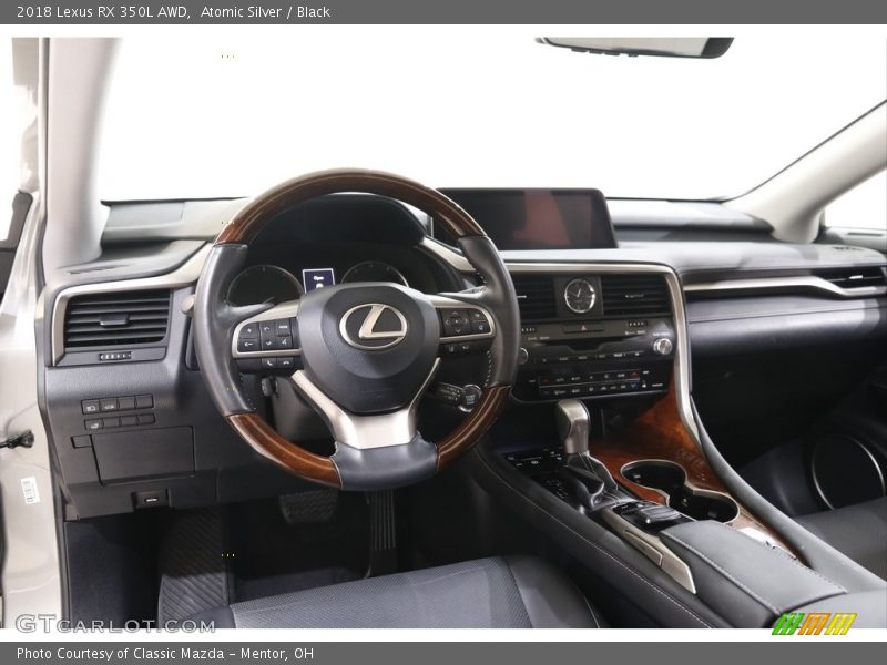 Atomic Silver / Black 2018 Lexus RX 350L AWD
