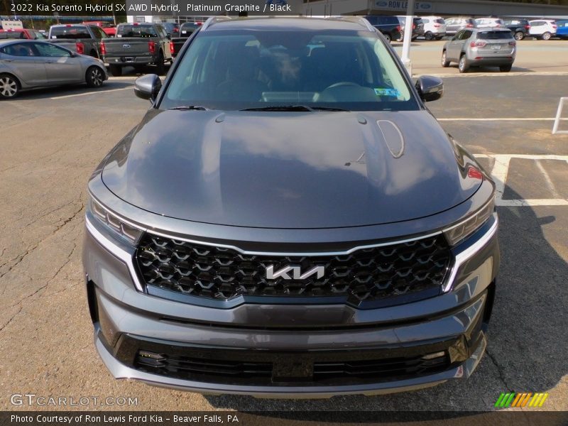 Platinum Graphite / Black 2022 Kia Sorento Hybrid SX AWD Hybrid