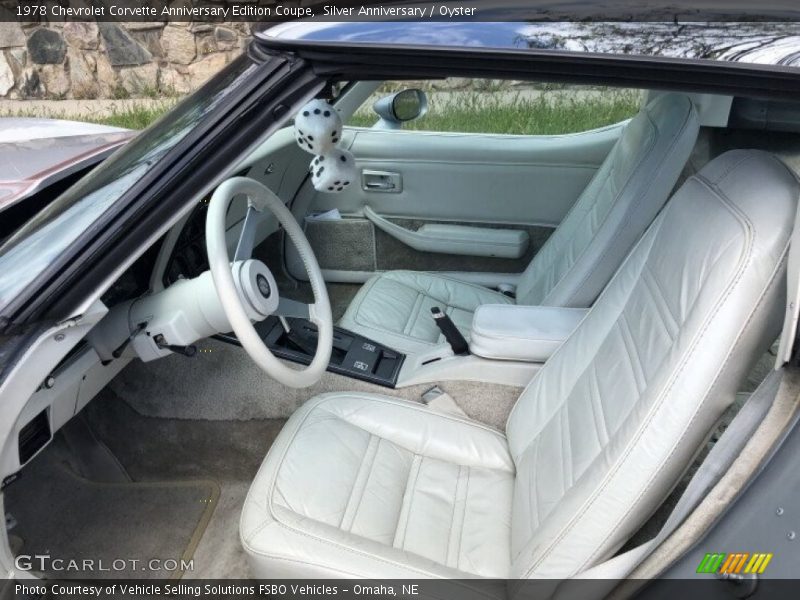 Silver Anniversary / Oyster 1978 Chevrolet Corvette Anniversary Edition Coupe