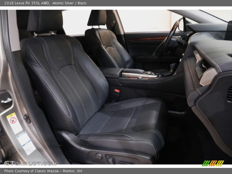 Atomic Silver / Black 2018 Lexus RX 350L AWD