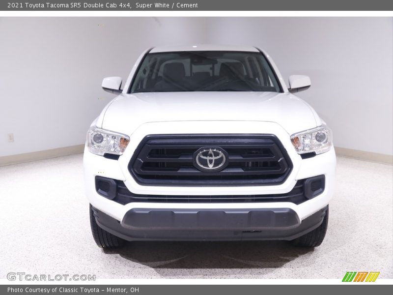 Super White / Cement 2021 Toyota Tacoma SR5 Double Cab 4x4