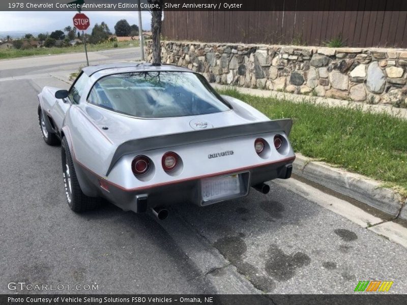 Silver Anniversary / Oyster 1978 Chevrolet Corvette Anniversary Edition Coupe