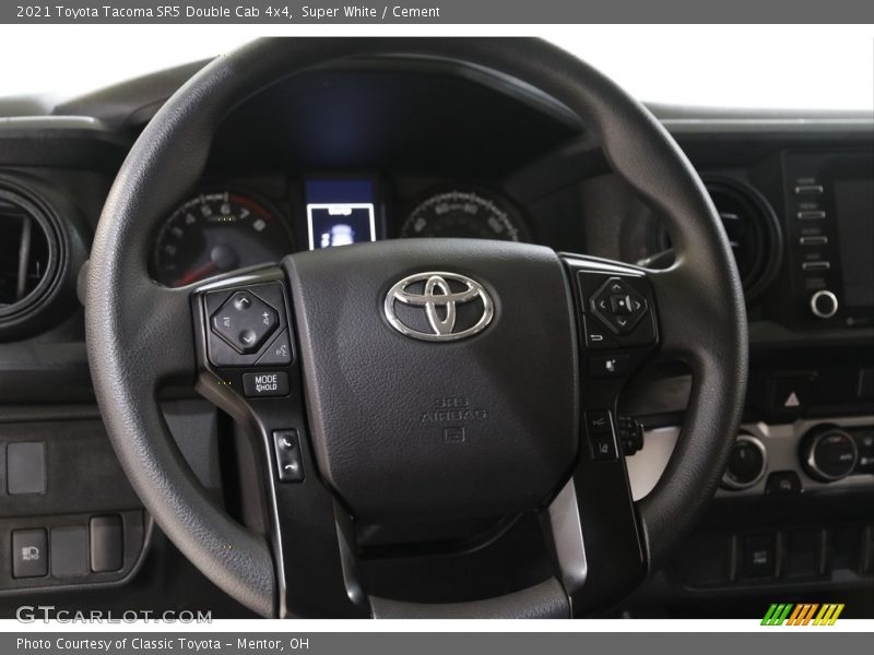 Super White / Cement 2021 Toyota Tacoma SR5 Double Cab 4x4