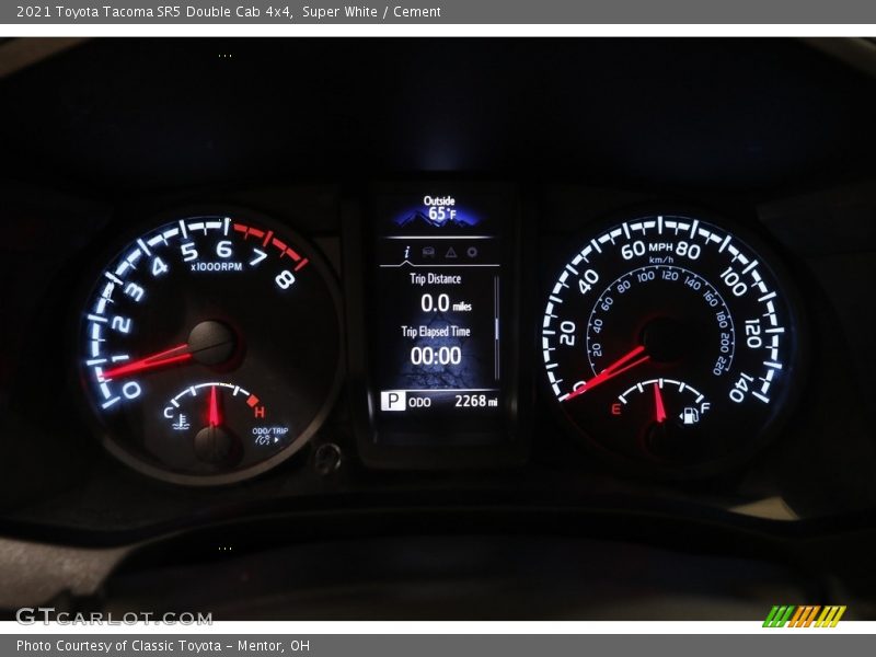 Super White / Cement 2021 Toyota Tacoma SR5 Double Cab 4x4