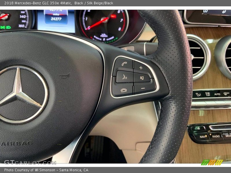 Black / Silk Beige/Black 2018 Mercedes-Benz GLC 350e 4Matic