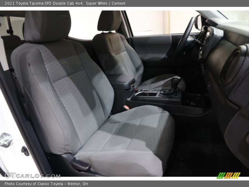 Super White / Cement 2021 Toyota Tacoma SR5 Double Cab 4x4