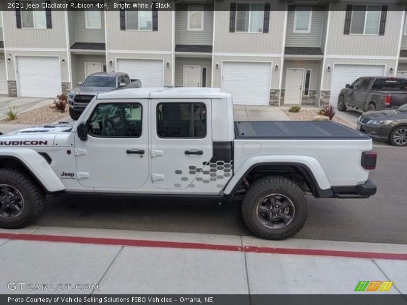Bright White / Black 2021 Jeep Gladiator Rubicon 4x4