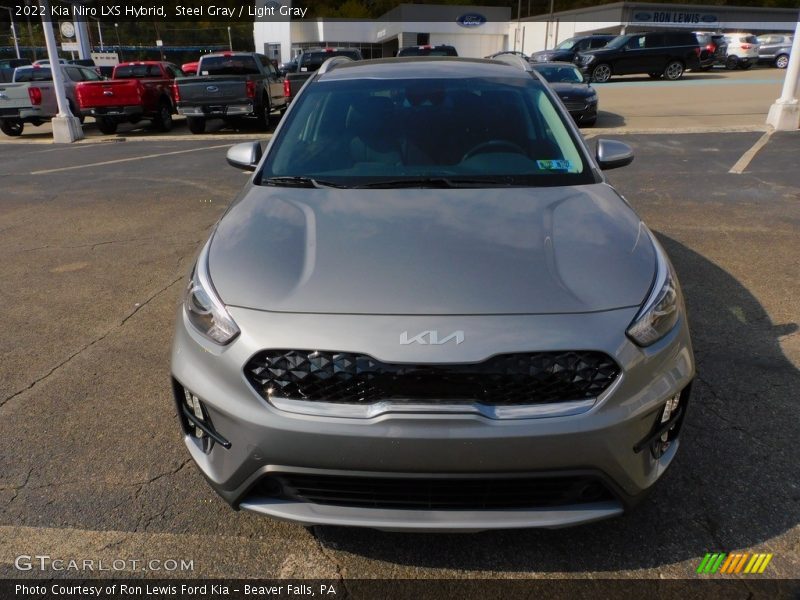 Steel Gray / Light Gray 2022 Kia Niro LXS Hybrid