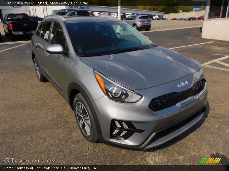 Steel Gray / Light Gray 2022 Kia Niro LXS Hybrid