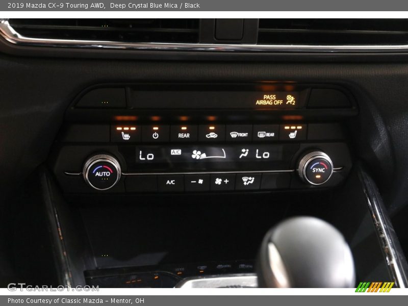 Deep Crystal Blue Mica / Black 2019 Mazda CX-9 Touring AWD